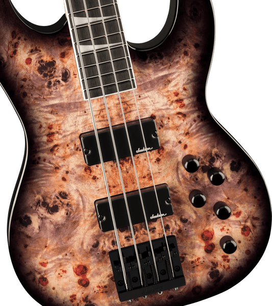 Jackson JS Series Concert™ Bass CB JS3P, Amaranth Fingerboard, Transparent Black Burst 2919097557