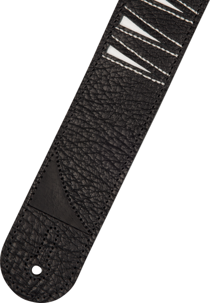 Jackson® Shark Fin Leather Strap, Black and White, 2" 2995378001