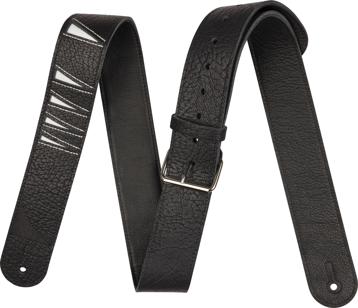 Jackson® Shark Fin Leather Strap, Black and White, 2" 2995378001