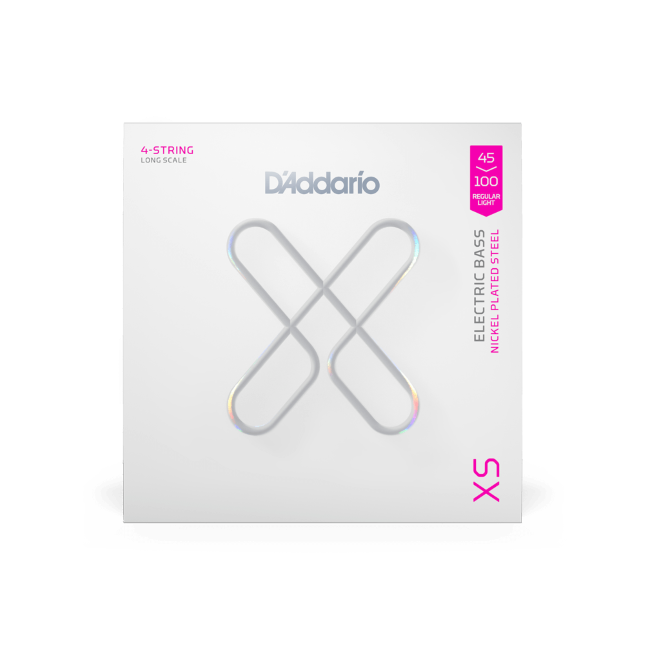 D'Addario 45-100 Regular Light, Long Scale, XS Nickel Bass Strings XSB45100