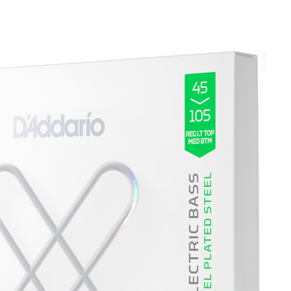 D'Addario 45-105 Regular Light Top/Medium Bottom, Long Scale, XS Nickel Bass Strings XSB45105
