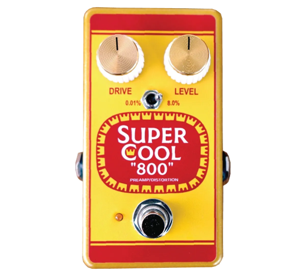 Supercool Pedals 800 Preamp/Distortion Pedal