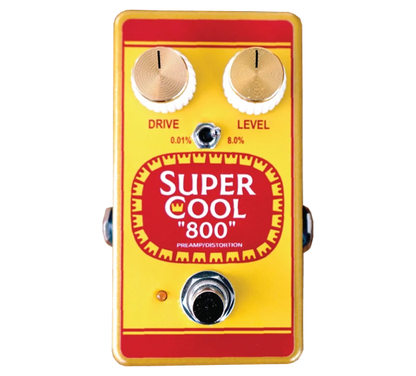 Supercool Pedals 800 Preamp/Distortion Pedal