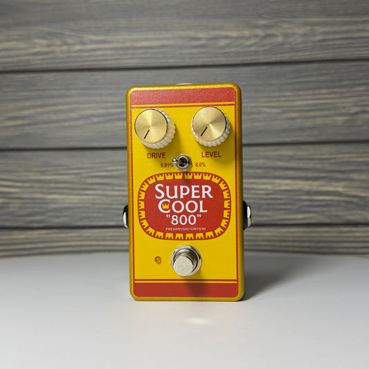Supercool Pedals 800 Preamp/Distortion Pedal