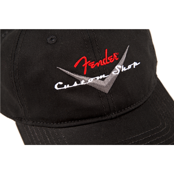 Fender® Custom Shop Baseball Hat, Black, One Size Fits Most 9106635306