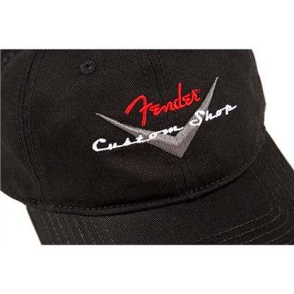 Fender® Custom Shop Baseball Hat, Black, One Size Fits Most 9106635306