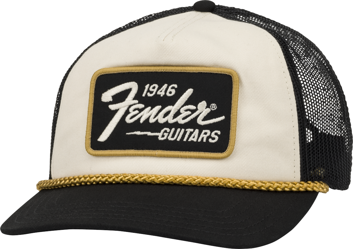 Fender® 1946 Gold Braid Hat, Cream/Black 9122421201