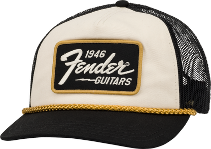 Fender® 1946 Gold Braid Hat, Cream/Black 9122421201