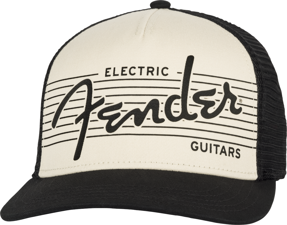 Fender® Electric Hat Black/Cream One Size 9122421202