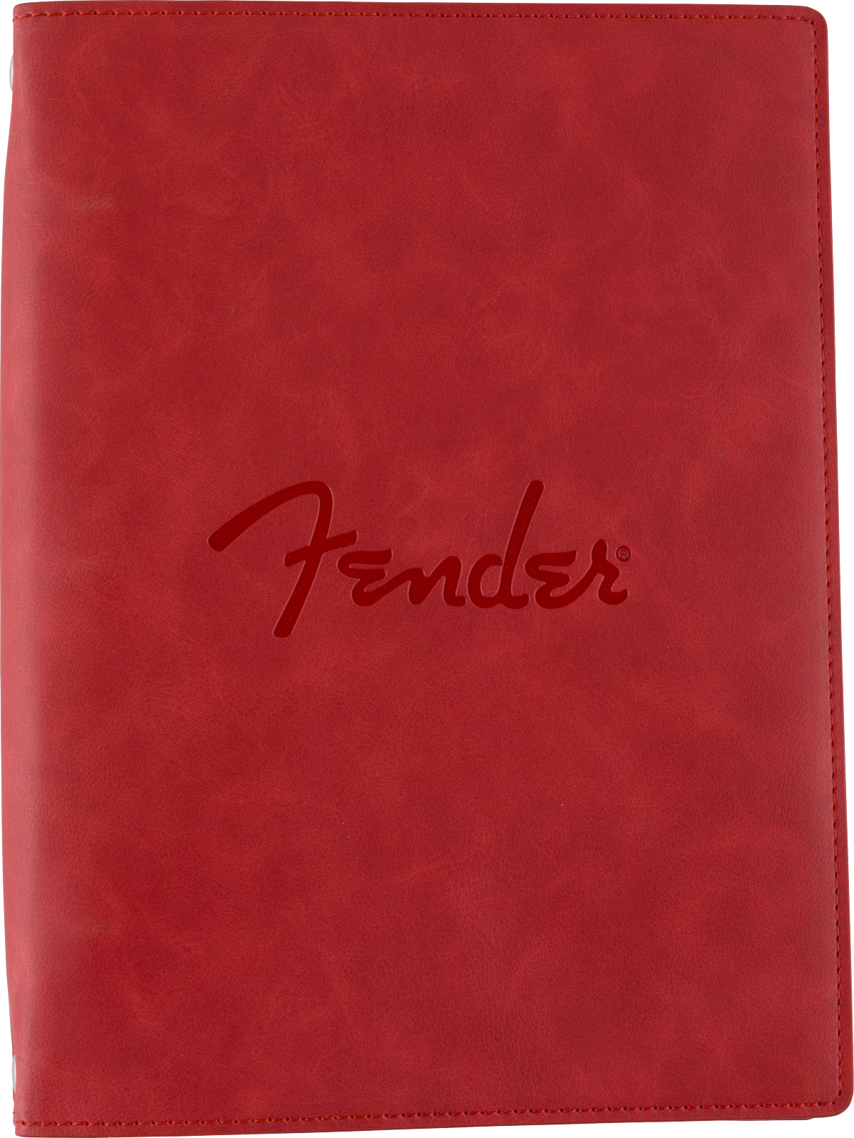 Fender™ Vegan Leather Music Note Book, Dakota Red