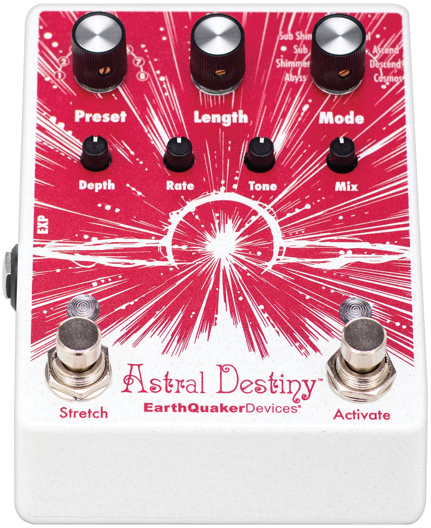 EarthQuaker Devices Astral Destiny Octal Octave Reverberation Odyssey Effect Pedal