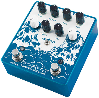 EarthQuaker Devices Avalanche Run Stereo Delay & Reverb with Tap Tempo V2 Effect Pedal