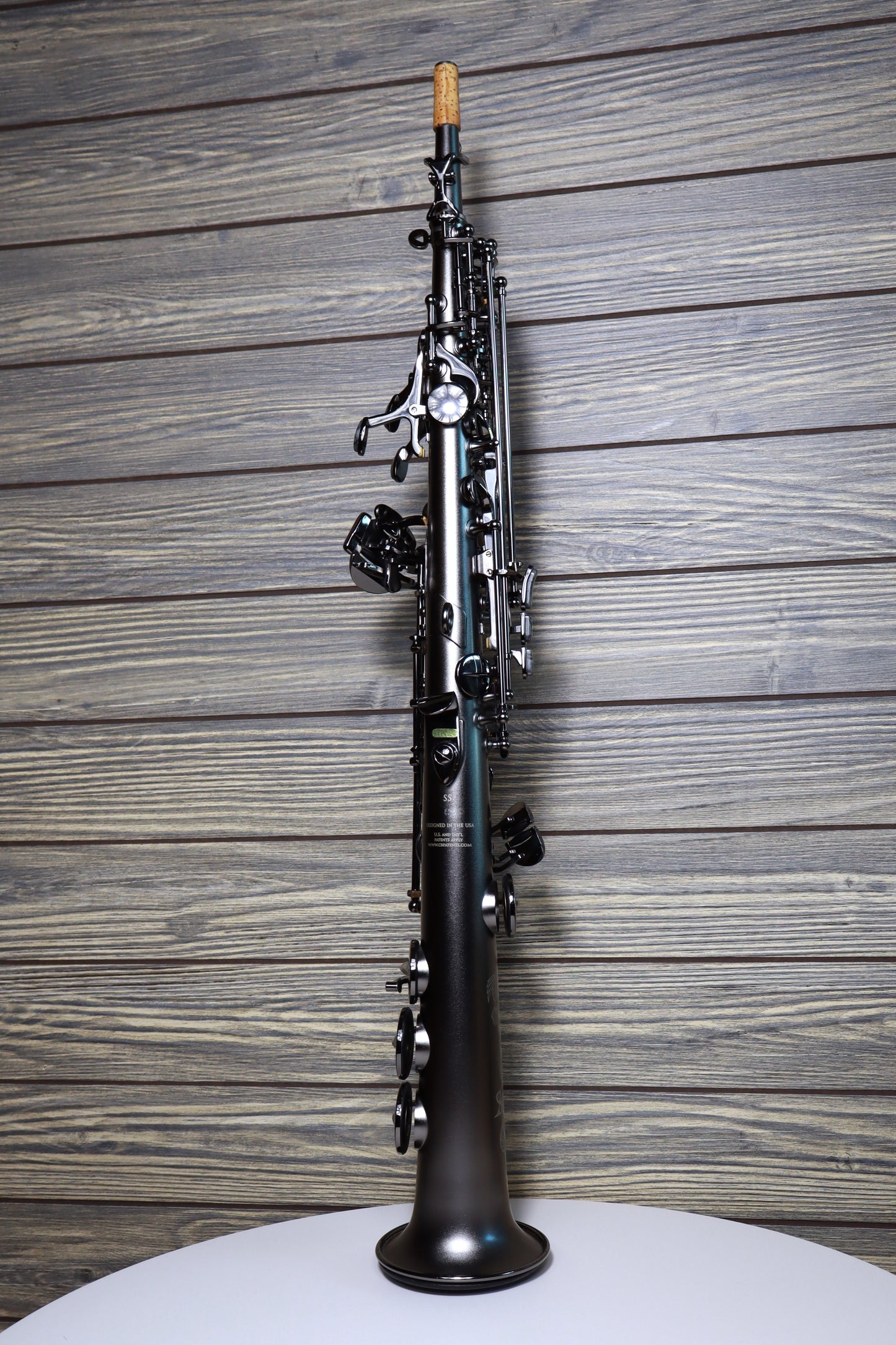 Cannonball Big Bell Stone Series Straight Soprano Sax Raven  - S5-B Ice B