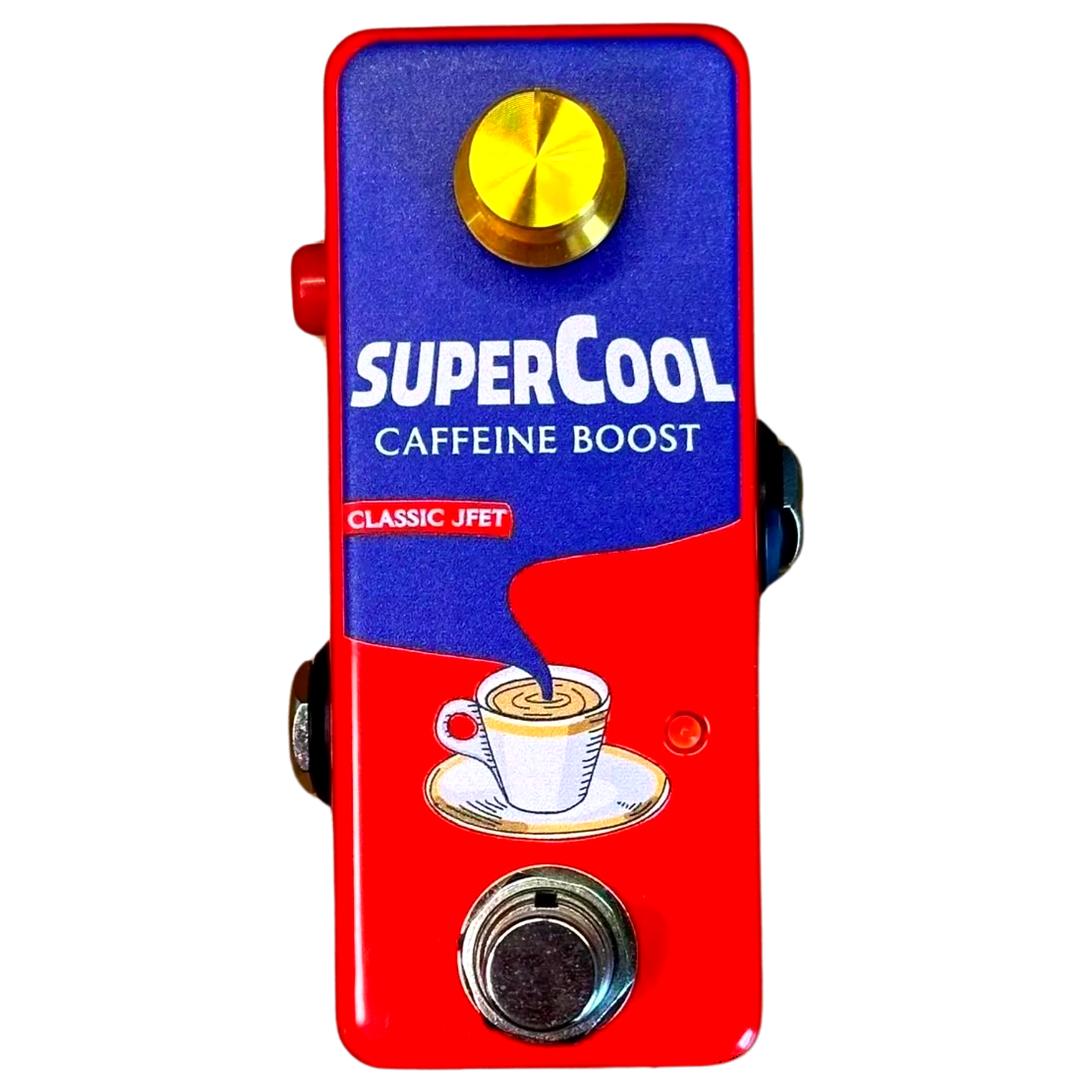 Supercool Pedals Caffeine Boost Classic JFET Boost Pedal