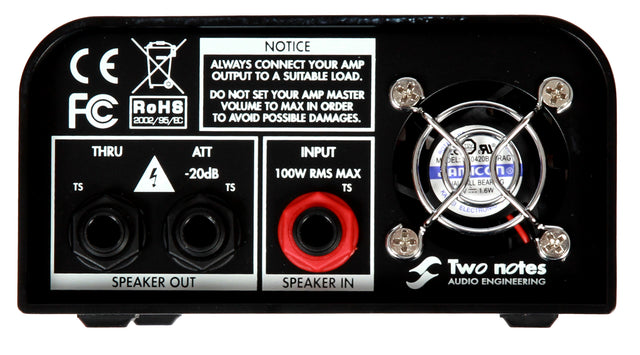 Two Notes Torpedo Captor 16 ohm Reactive Load Box - Attenuator - Amp DI