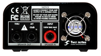 Two Notes Torpedo Captor 4 ohm Reactive Load Box - Attenuator - Amp DI