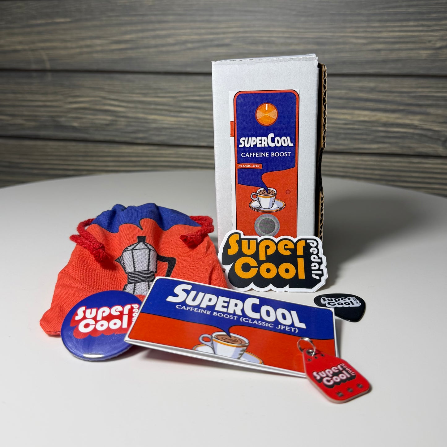 Supercool Pedals Caffeine Boost Classic JFET Boost Pedal