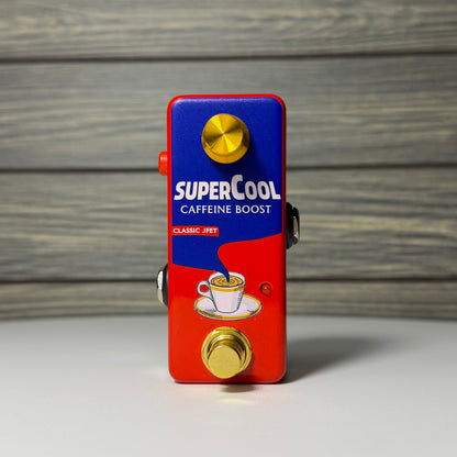 Supercool Pedals Caffeine Boost Classic JFET Boost Pedal