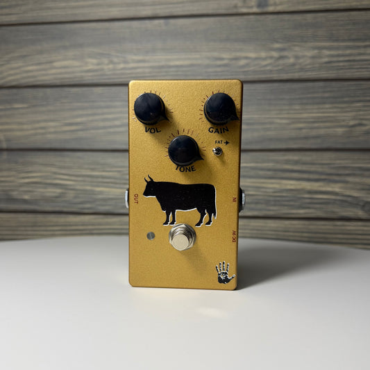 Mojo Hand FX Sacred Cow Gold Transparent Overdrive Pedal