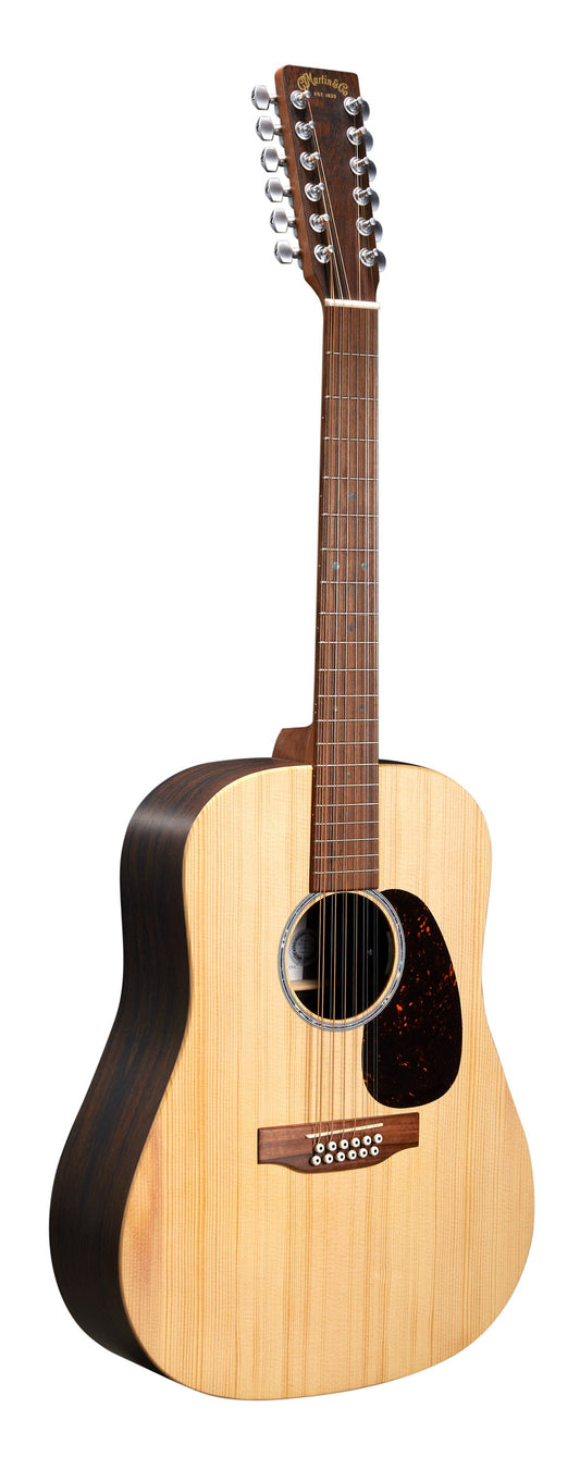 Martin X Series D-X2E Brazilian 12-String Acoustic-Electric Guitar with Softshell Case