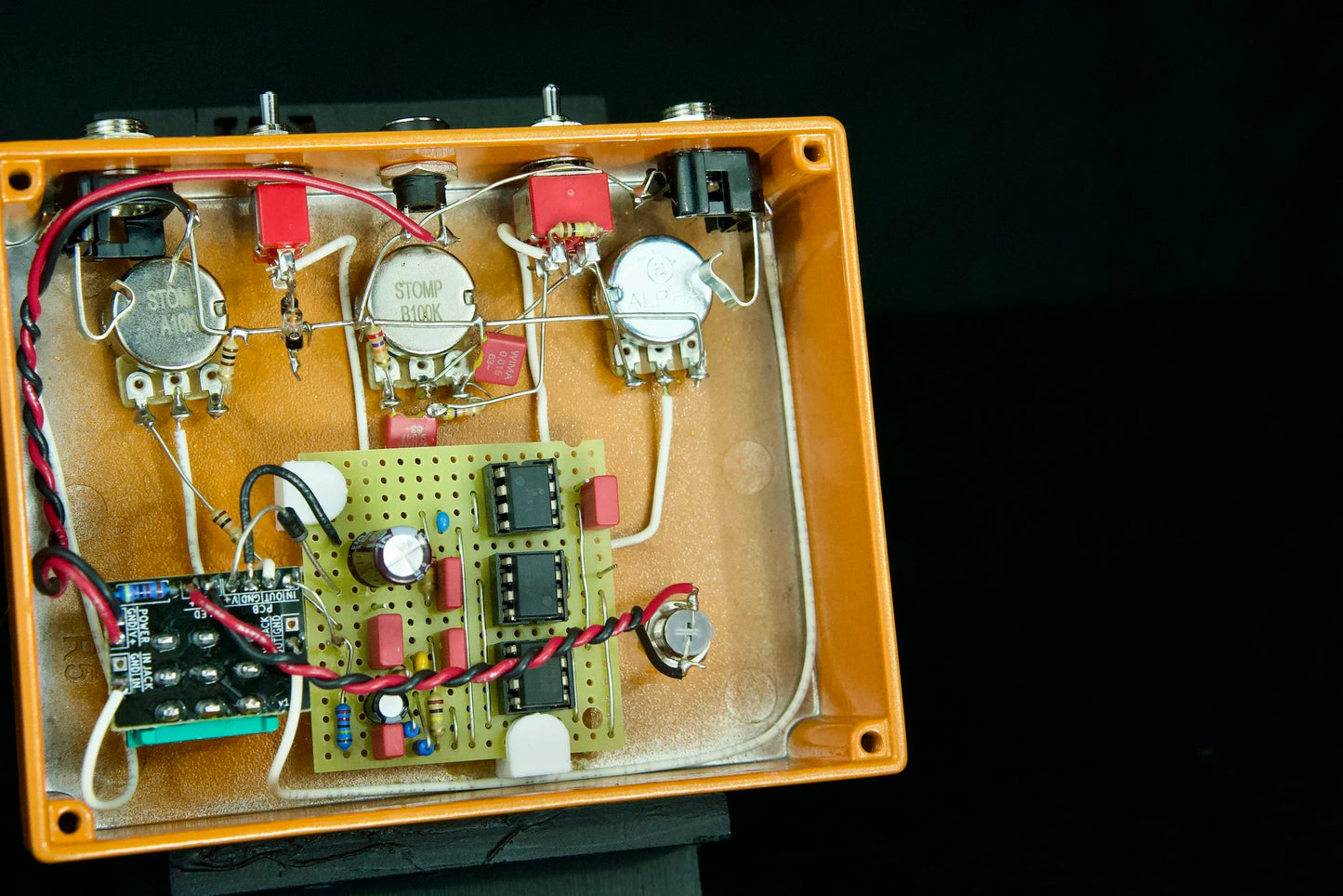 Voltic Electronic Devices Awkward Mustache Op Am Fuzz Pedal