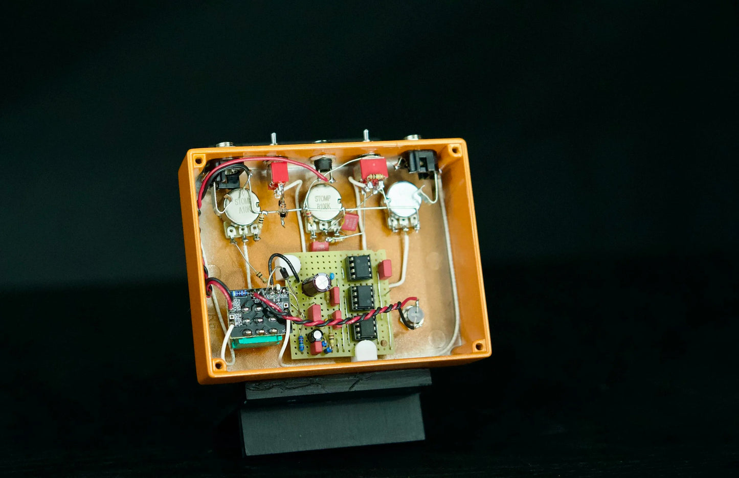 Voltic Electronic Devices Awkward Mustache Op Am Fuzz Pedal