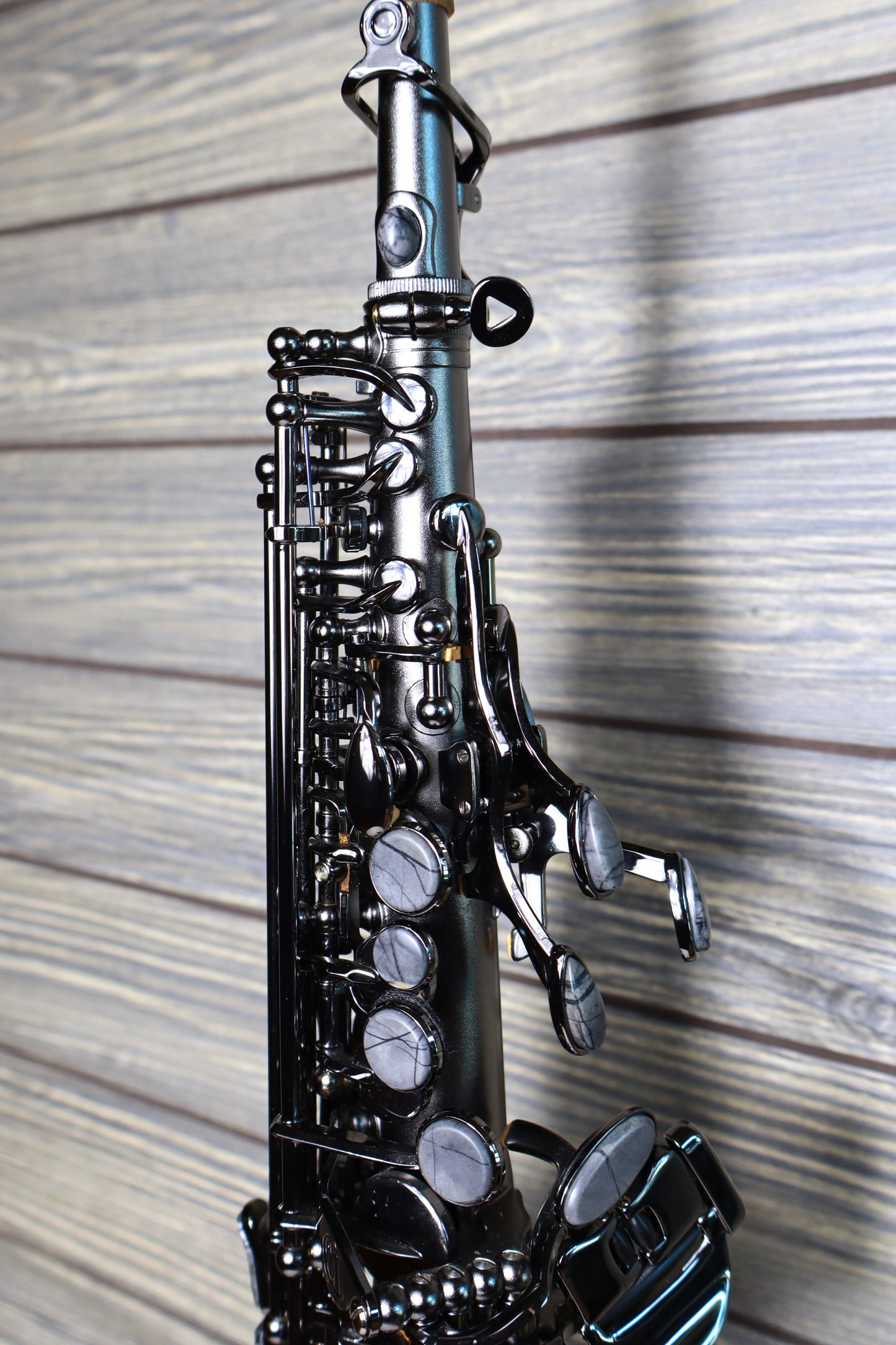 Cannonball Big Bell Stone Series Straight Soprano Sax Raven  - S5-B Ice B
