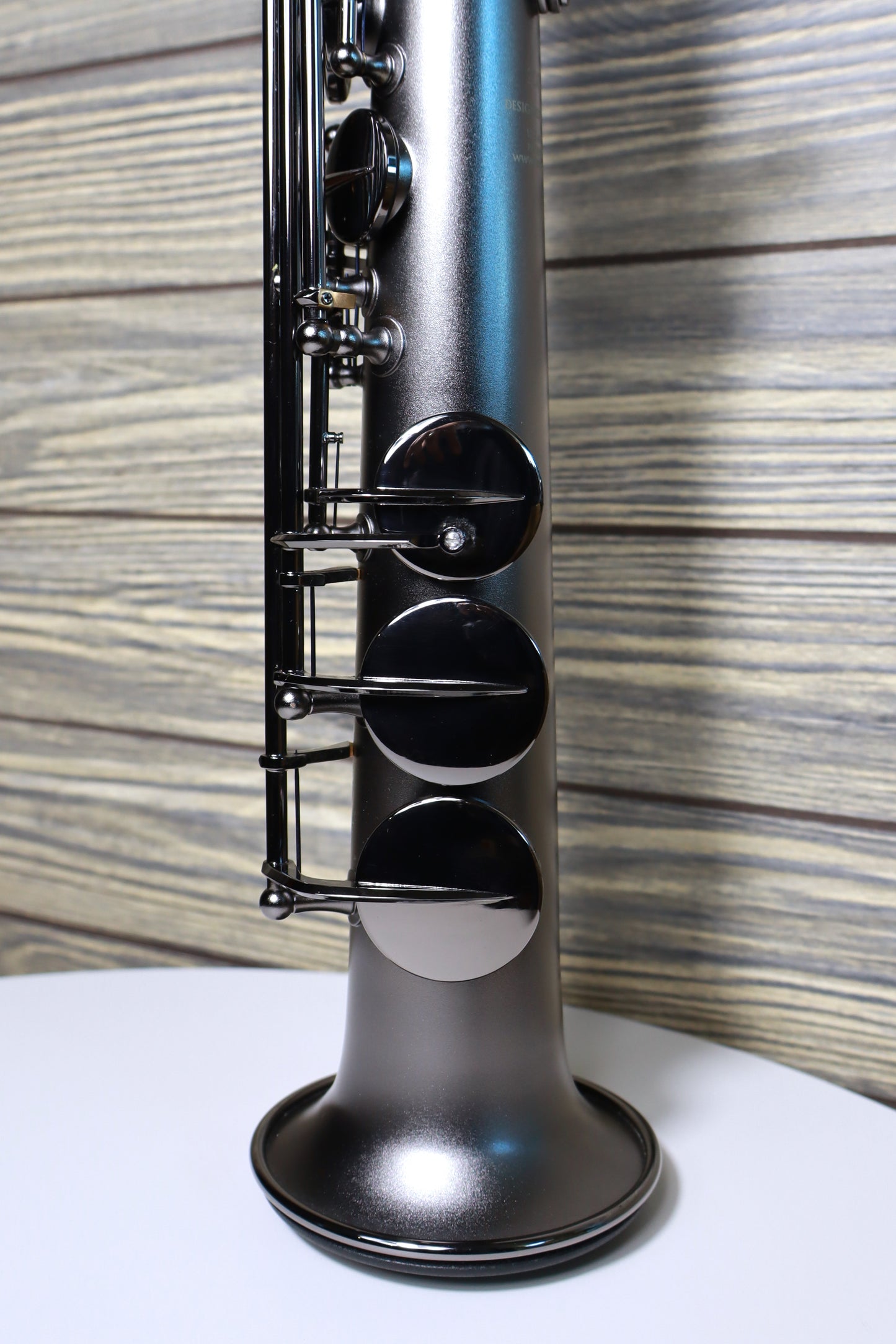 Cannonball Big Bell Stone Series Straight Soprano Sax Raven  - S5-B Ice B
