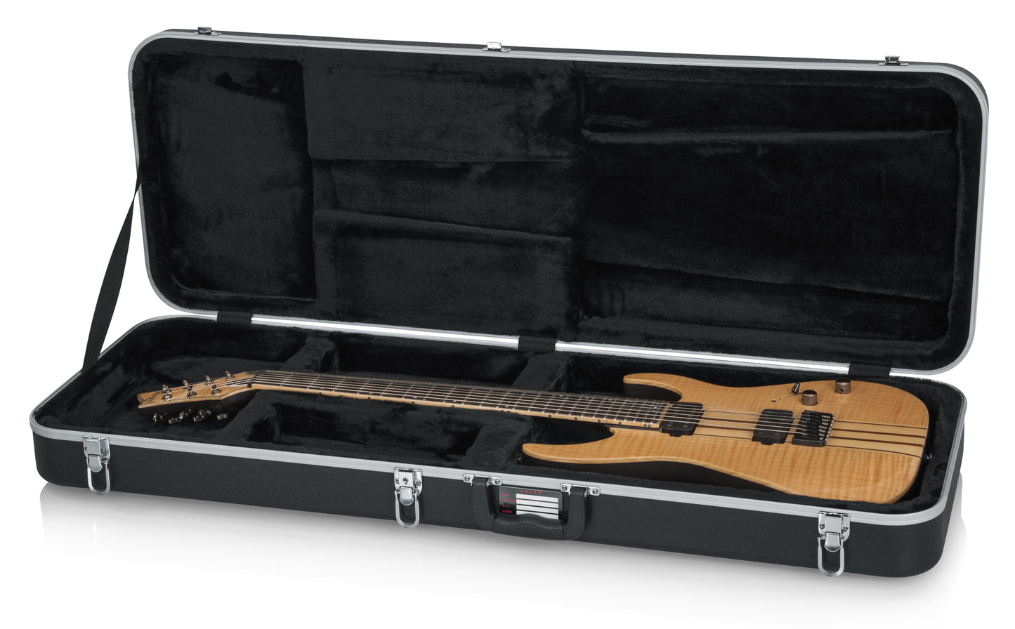 Gator Cases Deluxe ABS Molded Case for Extra Long Electric Guitars, (GC-ELEC-XL)