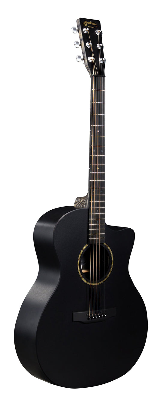 Martin X Series GPC-X1E Black Grand Performance Acoustic-Electric Guitar with Softshell Case