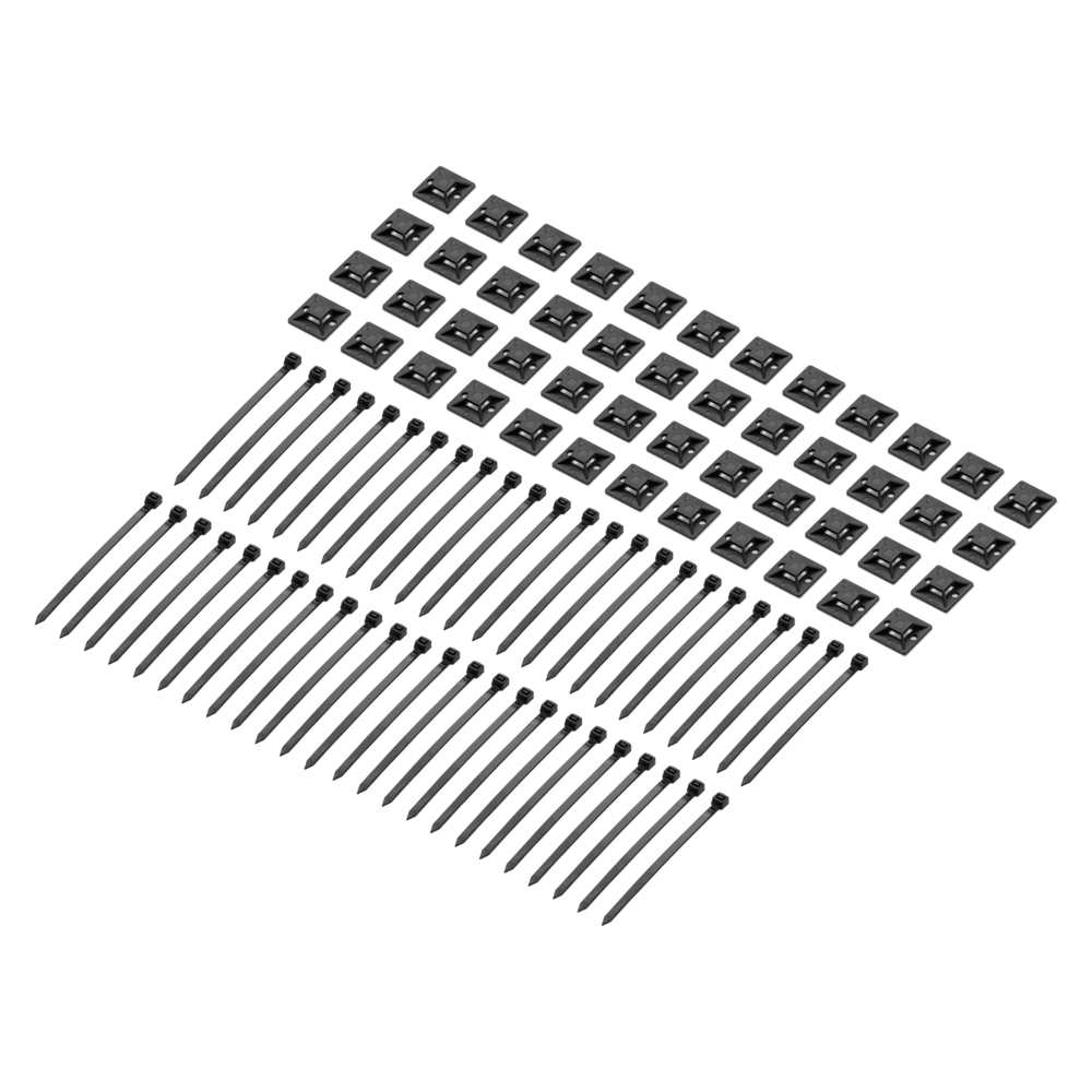 Vertex By Gator GV-RDCTP-48 Rig Doctor Cable Tie and Cable Tie Holder 48-Pack