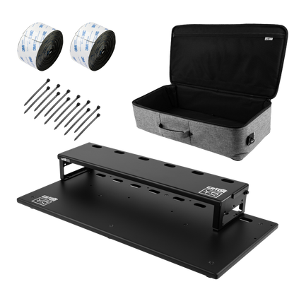 Vertex By Gator GV-TC2713R2-GB Tour Compact 27" x 13" Pedalboard & Riser w/ Padded Gig Bag