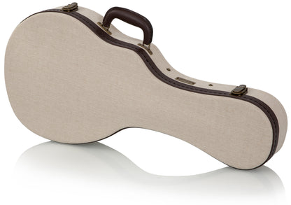 Gator Deluxe Wood Case for Mandolin; Journeyman Burlap Exterior (GW-JM MANDOLIN)