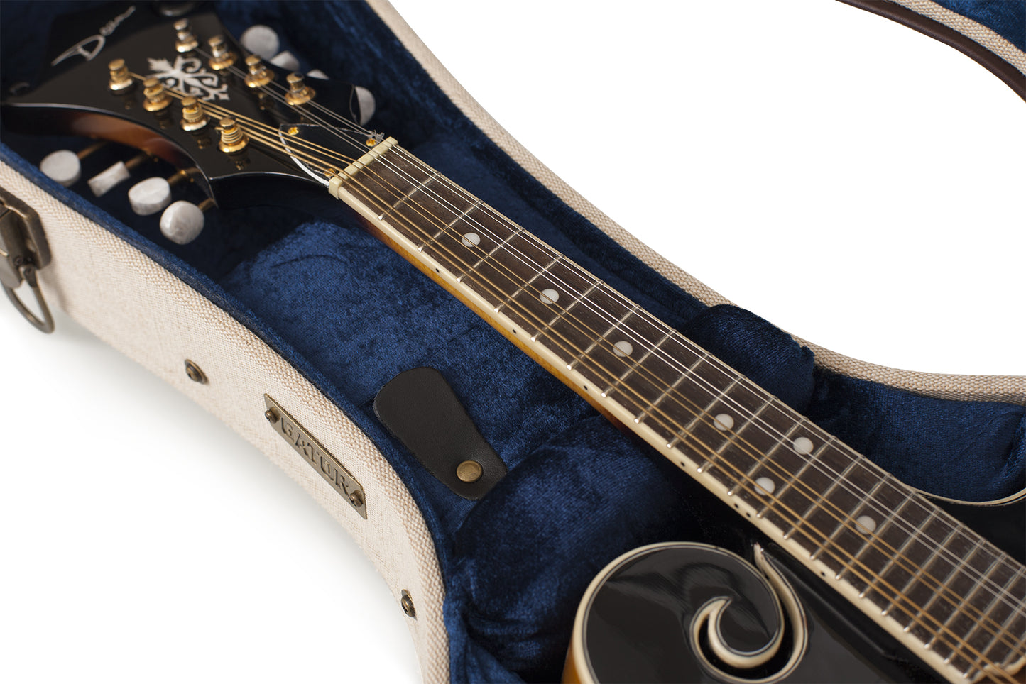 Gator Deluxe Wood Case for Mandolin; Journeyman Burlap Exterior (GW-JM MANDOLIN)