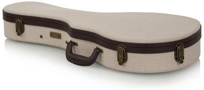 Gator Deluxe Wood Case for Mandolin; Journeyman Burlap Exterior (GW-JM MANDOLIN)