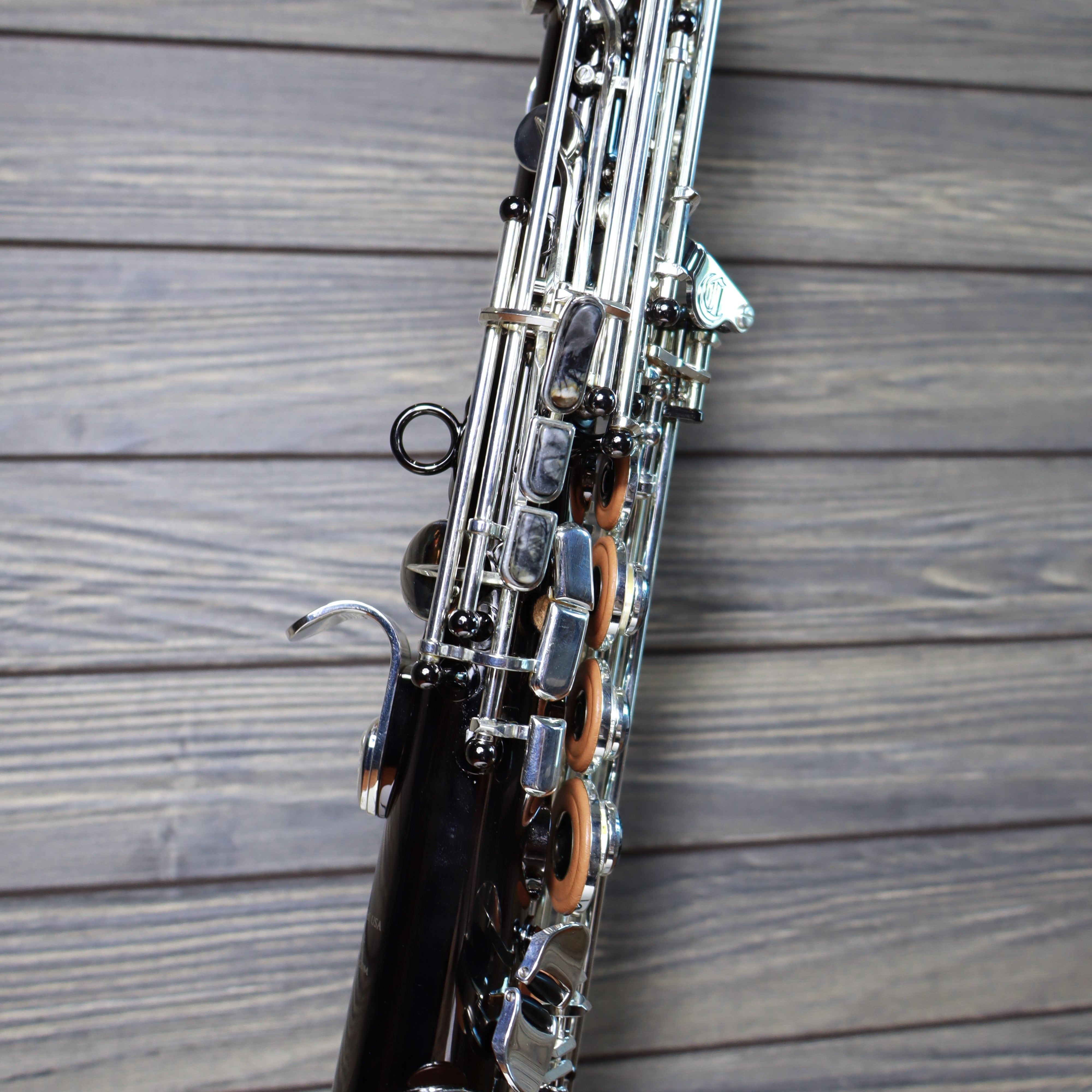 Cannonball Big Bell Stone Series Arc Soprano Sax Black with Silver Key