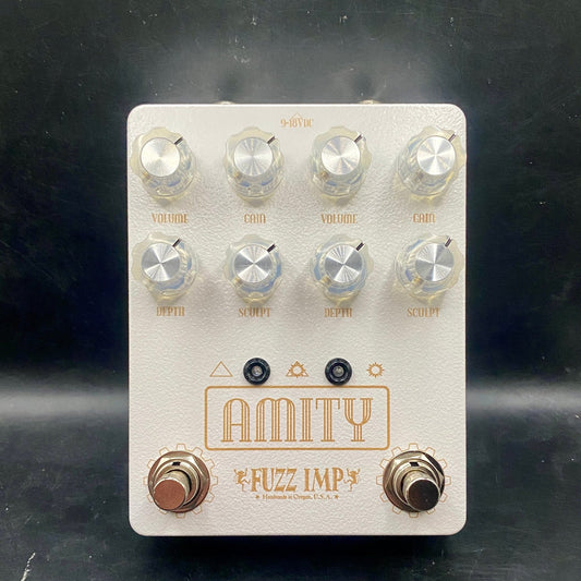Fuzz Imp Amity Dual Overdrive (White)