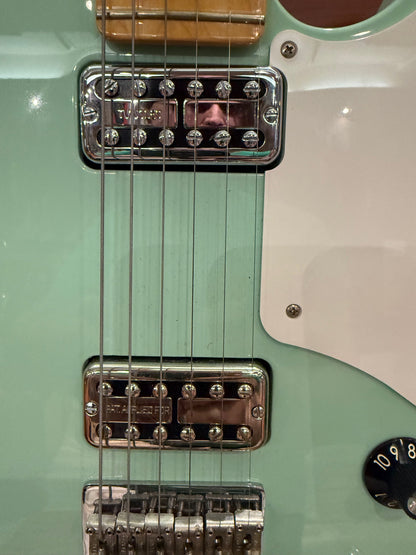 Fender Classic Player Cabronita Telecaster Surf Green with TV Jones Pickups and Hardshell Case