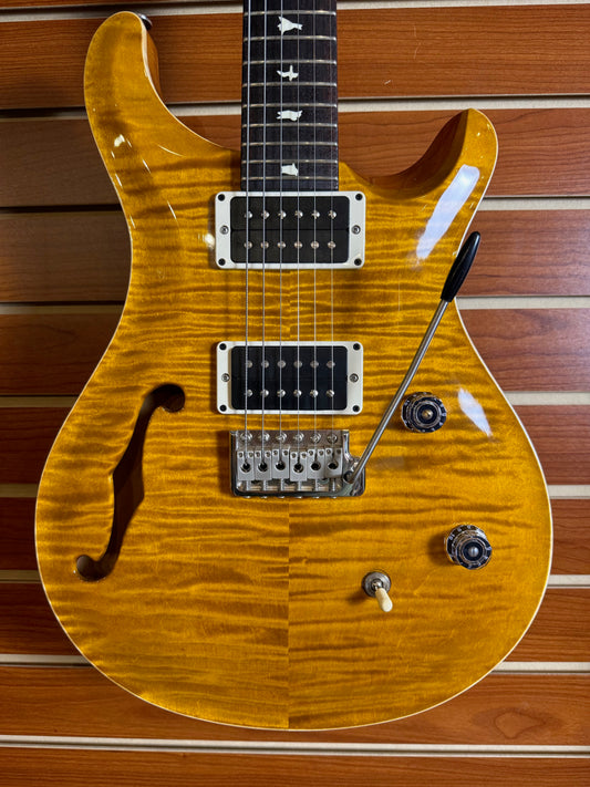 PRS 2020 CE Semi Hollow Guitar Amber with Original Gig Bag