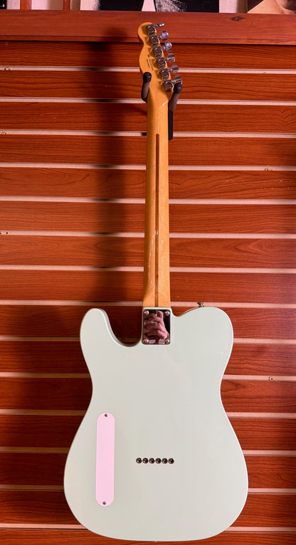 Fender Classic Player Cabronita Telecaster Surf Green with TV Jones Pickups and Hardshell Case