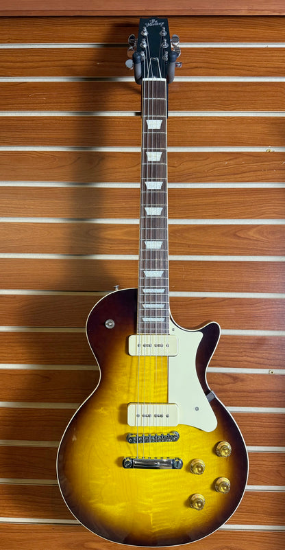 Heritage Standard Collection H-150 P90 Electric Guitar with Case, Original Sunburst — HRT-010114123