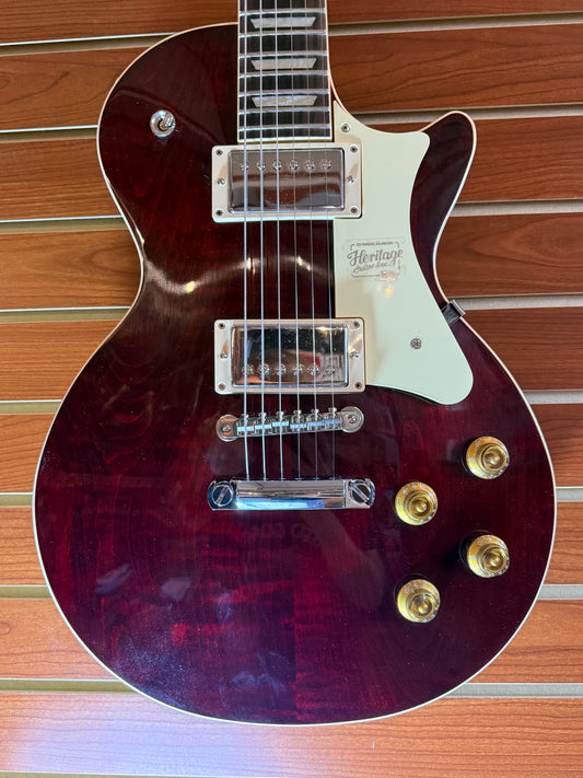 Heritage Standard II Collection H-150 Electric Guitar with Case, Wine Red HRT-010147168