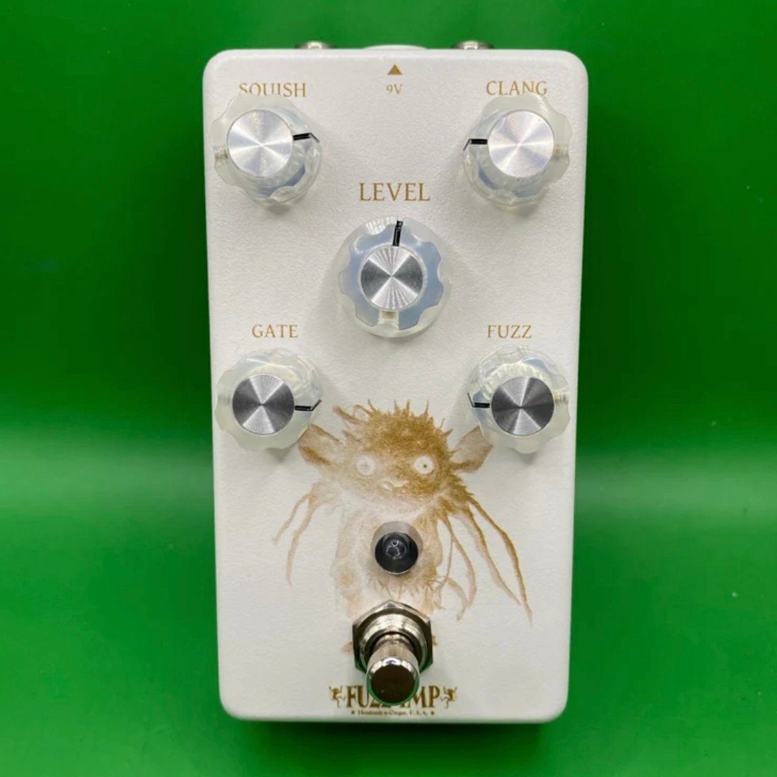 Fuzz Imp Creature High Gain Fuzz Distortion Guitar Pedal White Enclosure