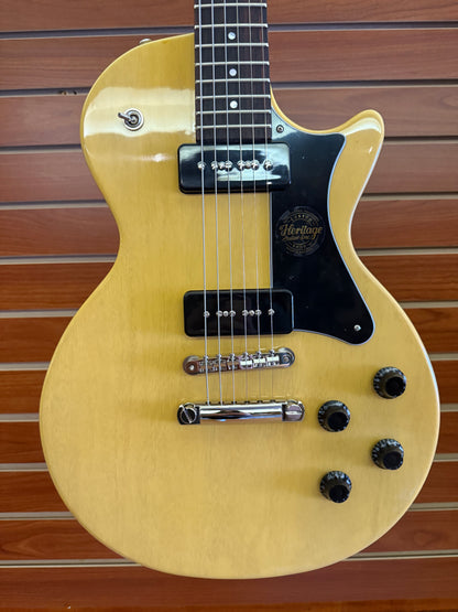 Heritage Custom Shop Core Collection H-137 Electric Guitar, TV Yellow