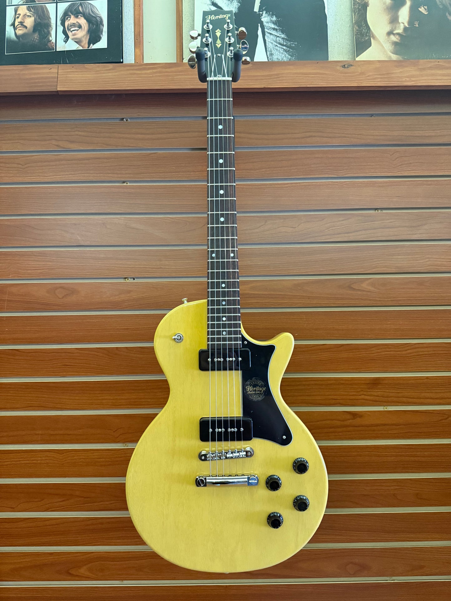 Heritage Custom Shop Core Collection H-137 Electric Guitar, TV Yellow