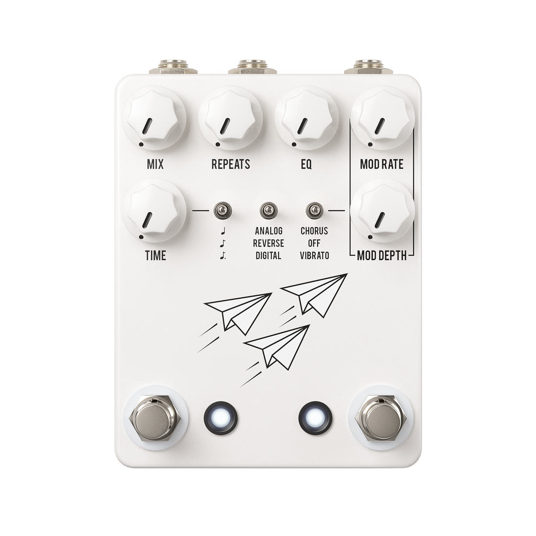 JHS Pedals Flight Delay (WHITE) Pedal