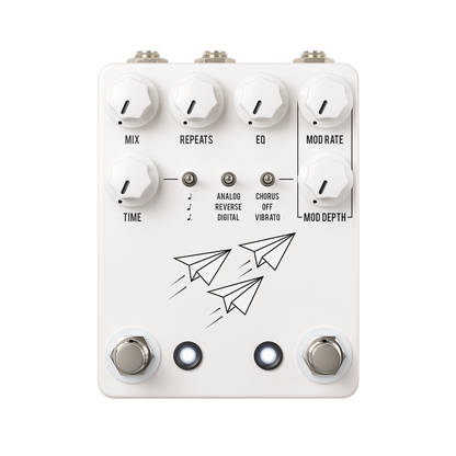 JHS Pedals Flight Delay (WHITE) Pedal