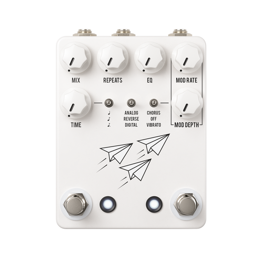 JHS Pedals Flight Delay (WHITE) Pedal