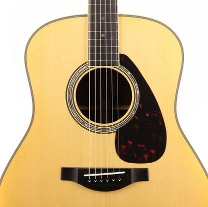 Yamaha LL16HB Jumbo Acoustic Electric Guitar Natural Solid Body