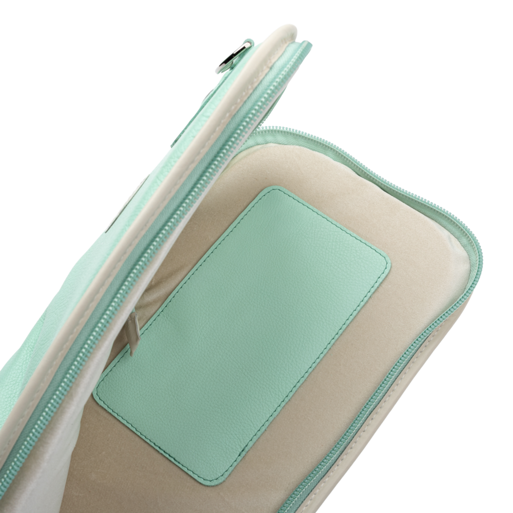 Levy's Aqua Green Leather Electric Guitar Bag LM18CMA-SGN